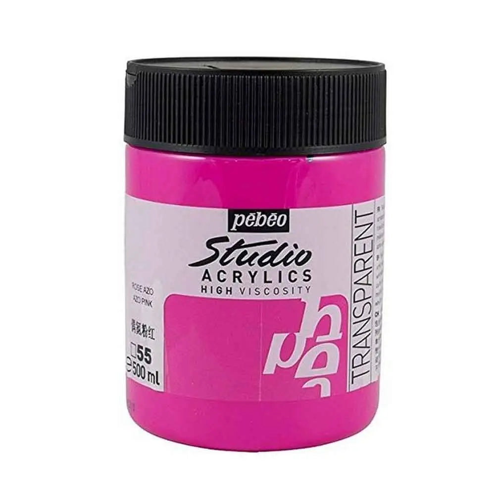 Pebeo High Viscosity Studio Acrylics  500ml (Loose) Pebeo